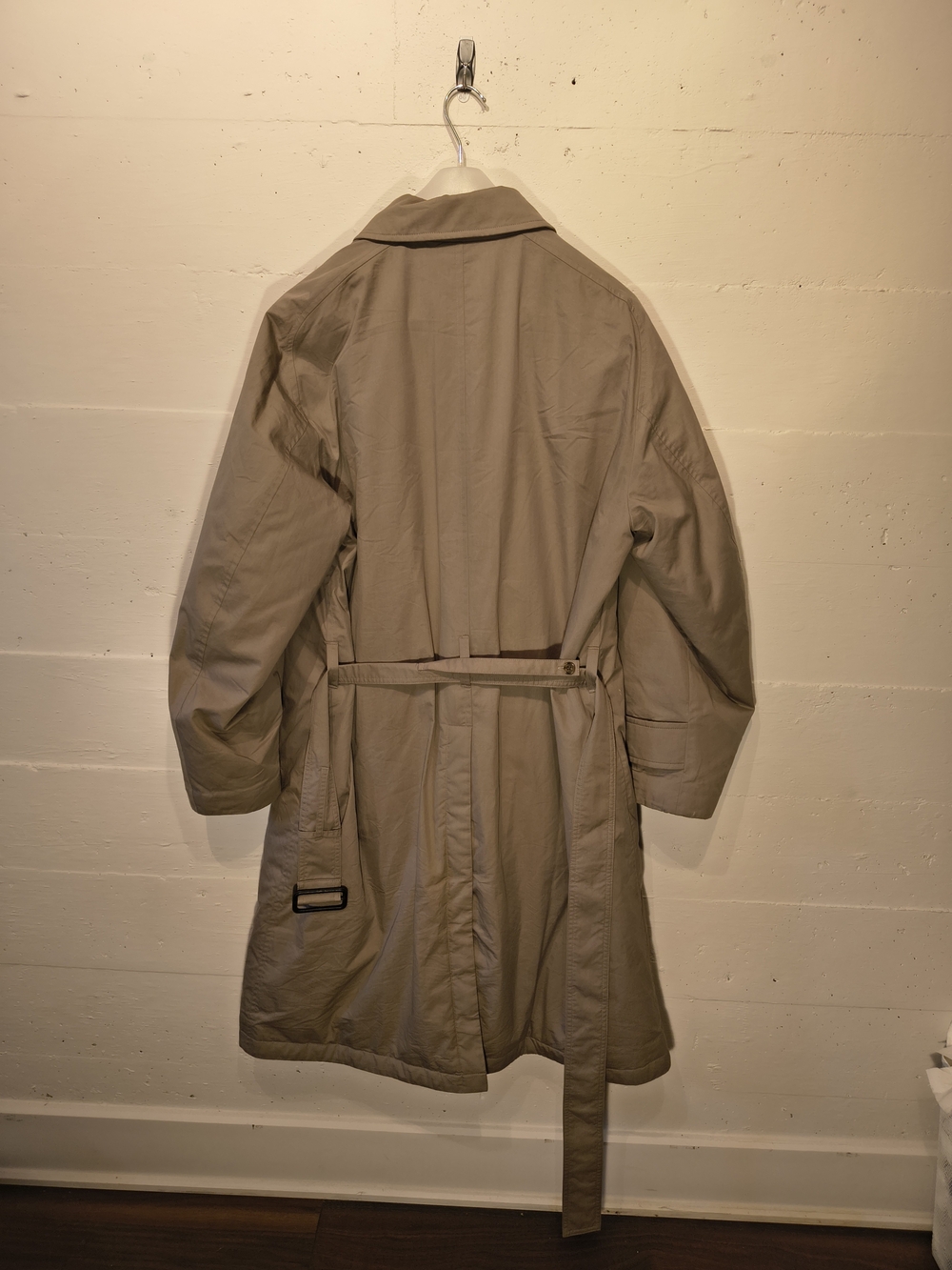 Uniqlo U Padded Single Breasted Coat Gray Size M Belted Lemaire 462853 - Picture 2 of 9